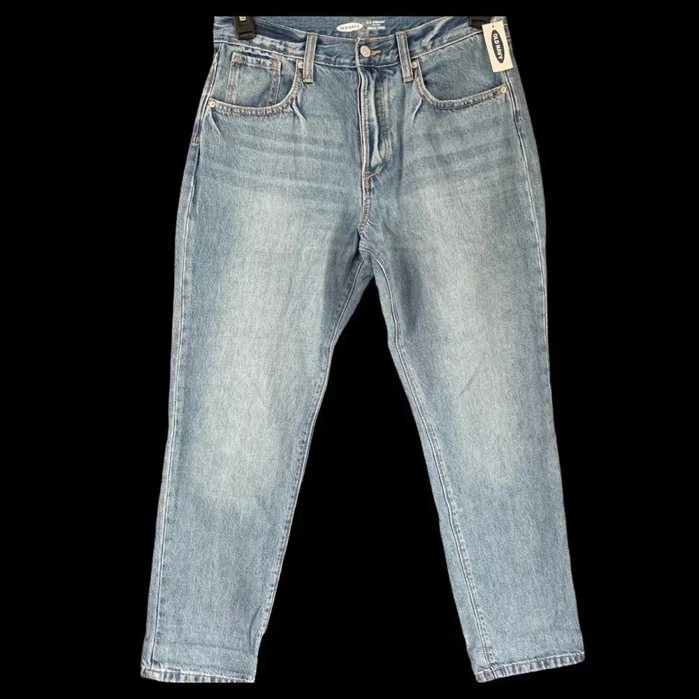 **NEW Old Navy O.G. Straight High Rise Built-In Tough Denim Jeans